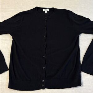 J Crew classic cardigan in black